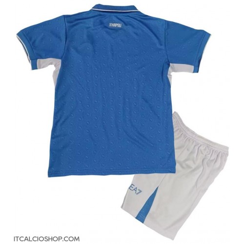 SSC Napoli Prima Maglia Bambino 2024-25 Manica Corta (+ Pantaloni corti)